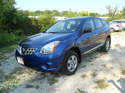 nissan rogue 2011 blue s 4 cylinders automatic 75606