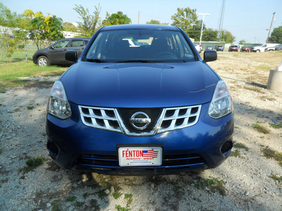 nissan rogue 2011 blue s 4 cylinders automatic 75606