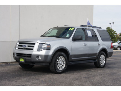 ford expedition 2012 silver suv xlt flex fuel 8 cylinders 4 wheel drive automatic 79407