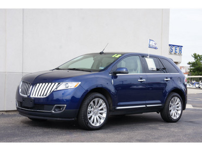 lincoln mkx 2012 dk  blue suv gasoline 6 cylinders front wheel drive automatic 79407