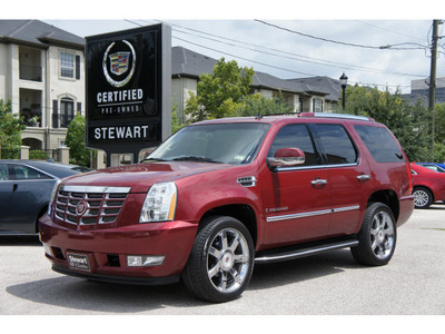 cadillac escalade 2009 red suv 8 cylinders automatic 77002