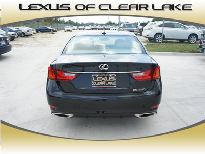 lexus gs 350 2013 black sedan 6 cylinders automatic 77546