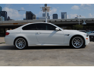 bmw m3 2012 white coupe gasoline 8 cylinders rear wheel drive automatic 77002
