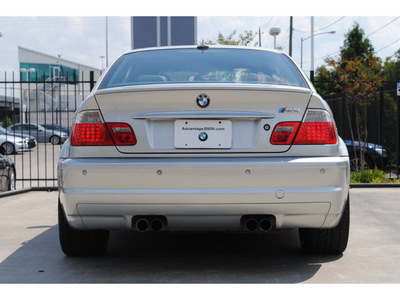 bmw m3 2004 silver coupe gasoline 6 cylinders rear wheel drive automatic 77002