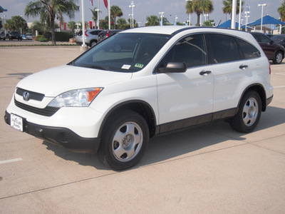honda cr v 2008 white suv lx 4 cylinders automatic with overdrive 77065