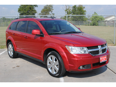 dodge journey 2010 dk  red suv sxt gasoline 6 cylinders front wheel drive automatic 77338