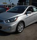 hyundai accent 2013 silver sedan gls gasoline 4 cylinders front wheel drive automatic 94010