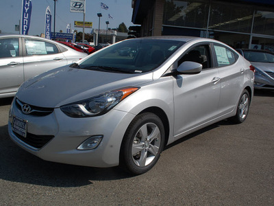 hyundai elantra 2013 silver sedan gls gasoline 4 cylinders front wheel drive automatic 94010