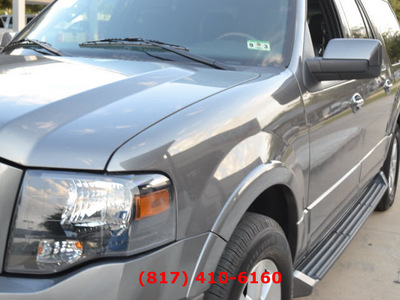 ford expedition el 2010 dk  gray suv limited flex fuel 8 cylinders 2 wheel drive automatic 76051