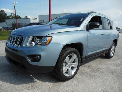 jeep compass 2013 lt  blue suv latitude 4 cylinders automatic 34731