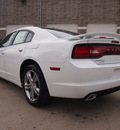 dodge charger 2013 white sedan sxt gasoline 6 cylinders all whee drive automatic 80301