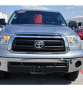 toyota tundra 2010 silver gasoline 8 cylinders 2 wheel drive automatic 76543