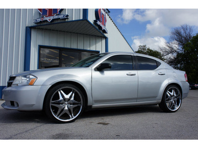 dodge avenger 2008 silver sedan se 4 cylinders automatic 76541