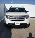 ford explorer 2013 white suv xlt flex fuel 6 cylinders 2 wheel drive 6 speed automatic 75235