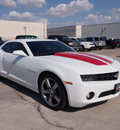 chevrolet camaro 2011 white coupe lt gasoline 6 cylinders rear wheel drive automatic 75007