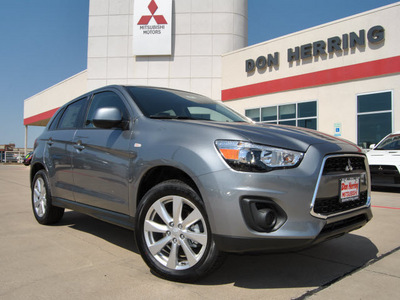 mitsubishi outlander sport 2013 lt  gray es gasoline 4 cylinders all whee drive automatic 75062