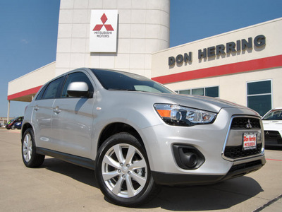mitsubishi outlander sport 2013 silver es gasoline 4 cylinders front wheel drive automatic 75062