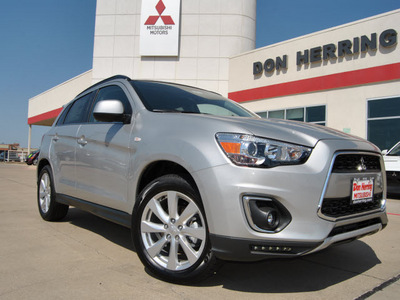 mitsubishi outlander sport 2013 silver se gasoline 4 cylinders front wheel drive automatic 75062