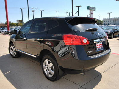 nissan rogue 2011 black s gasoline 4 cylinders front wheel drive automatic 75062