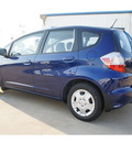 honda fit 2013 blue hatchback gasoline 4 cylinders front wheel drive automatic 77034