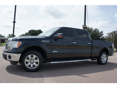 ford f 150 2011 black xlt gasoline 6 cylinders 2 wheel drive automatic 76710