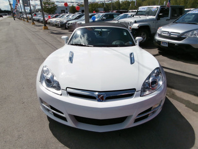 saturn sky 2008 white gasoline 4 cylinders rear wheel drive 5 speed manual 13502