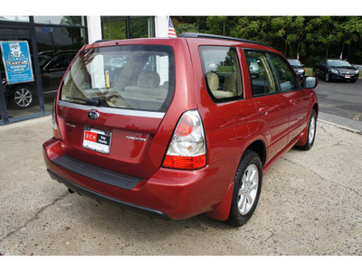 subaru forester 2008 dk  red suv 2 5 x premium package gasoline 4 cylinders all whee drive 4 speed automatic 07724