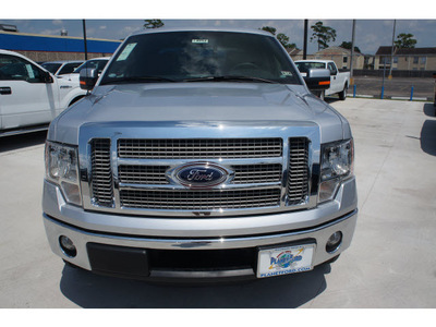 ford f 150 2012 silver gasoline 6 cylinders 2 wheel drive automatic 77338