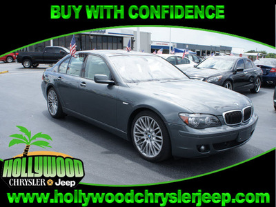 bmw 7 series 2007 gray sedan 750i 8 cylinders automatic 33021