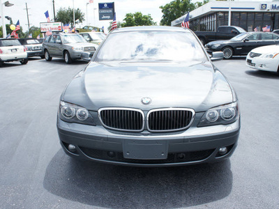 bmw 7 series 2007 gray sedan 750i 8 cylinders automatic 33021