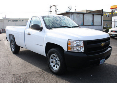 chevrolet silverado 1500 2008 white pickup truck work truck gasoline 6 cylinders 2 wheel drive automatic 98632