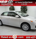 toyota corolla 2013 silver sedan le gasoline 4 cylinders front wheel drive automatic 91731