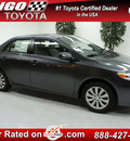 toyota corolla 2013 gray sedan le gasoline 4 cylinders front wheel drive automatic 91731