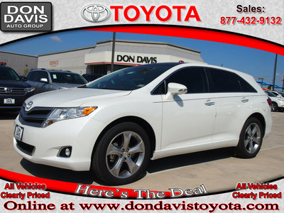 toyota venza 2013 white xle gasoline 6 cylinders front wheel drive automatic 76011