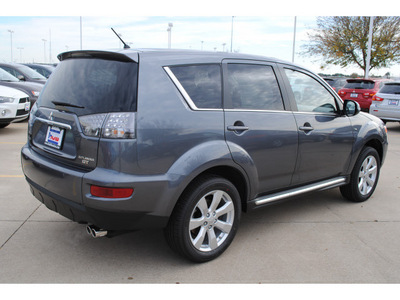 mitsubishi outlander 2012 gray suv gt gasoline 6 cylinders front wheel drive autostick 77065
