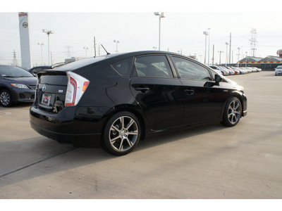 toyota prius 2012 black hatchback two hybrid 4 cylinders front wheel drive automatic 77469