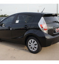 toyota prius c 2012 black hatchback two hybrid 4 cylinders front wheel drive automatic 77469