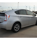 toyota prius 2012 silver hatchback three hybrid 4 cylinders front wheel drive automatic 77469