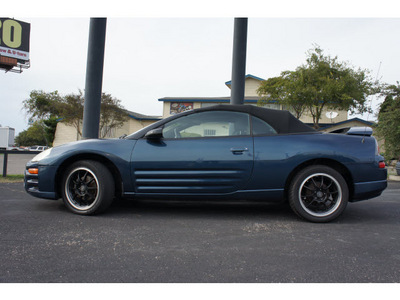mitsubishi eclipse spyder 2004 blue gs gasoline 4 cylinders front wheel drive automatic 76543