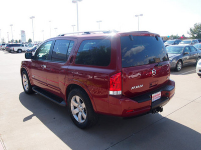 nissan armada 2008 dk  red suv le 8 cylinders automatic 76053