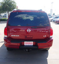 nissan armada 2008 dk  red suv le 8 cylinders automatic 76053
