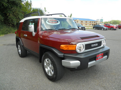 toyota fj cruiser 2009 dk  red suv 6 cylinders automatic 75672
