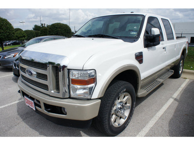 ford f 250 super duty 2010 white king ranch 8 cylinders automatic 78729