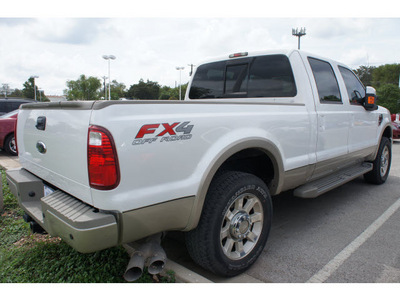 ford f 250 super duty 2010 white king ranch 8 cylinders automatic 78729