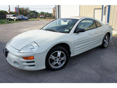 mitsubishi eclipse 2003 white hatchback gs 4 cylinders sohc automatic 78753