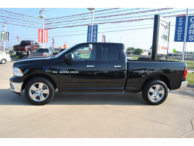 ram 1500 2012 black pickup truck lone star gasoline 8 cylinders 2 wheel drive automatic with overdrive 77375