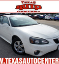 pontiac grand prix 2008 white sedan 6 cylinders automatic 78666