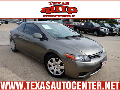honda civic 2006 dk  gray coupe lx 4 cylinders automatic 78666