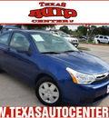ford focus 2008 blue coupe s 4 cylinders 5 speed manual 78666