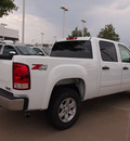 gmc sierra 1500 2012 white sle flex fuel 8 cylinders 4 wheel drive automatic 76018